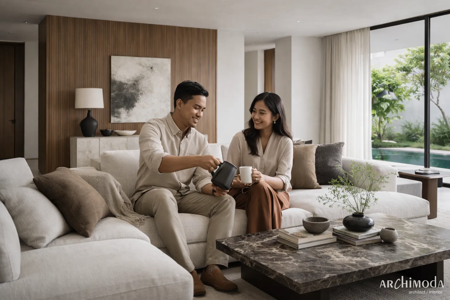 Desain Ruang Tamu Premium Modern: Tips Interior Elegan & Mewah