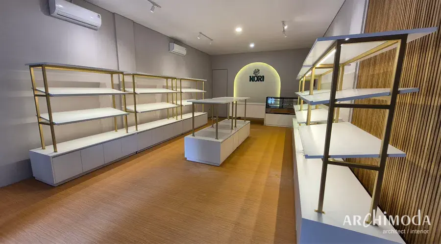 Desain Interior Kori Bakery Modern Minimalis
