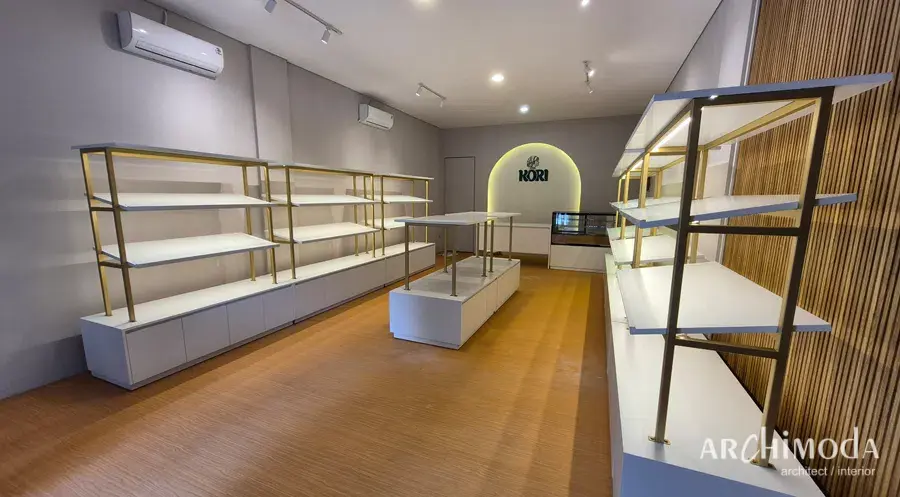 Desain Interior Kori Bakery Modern Minimalis
